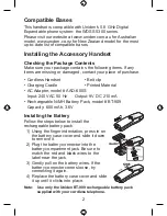 Предварительный просмотр 3 страницы Uniden WDSS 5305 Owner'S Manual