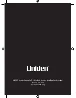 Предварительный просмотр 24 страницы Uniden WDSS 5305 Owner'S Manual