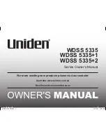 Uniden WDSS 5335+1 Series Owner'S Manual preview