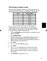 Предварительный просмотр 17 страницы Uniden WX500 Reference Manual