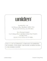 Preview for 28 page of Uniden XC 320 Operating Manual