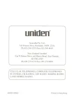 Preview for 27 page of Uniden XC310 Operating Manual