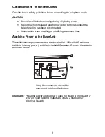 Preview for 9 page of Uniden XC3545 Instruction Manual