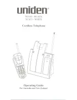 Preview for 1 page of Uniden XC630 Operating Manual