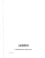 Preview for 31 page of Uniden XC630 Operating Manual