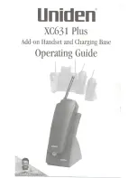 Uniden XC631 Plus Operating Manual preview