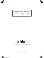 Предварительный просмотр 36 страницы Uniden XCA550/55 Instruction Manual