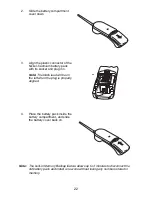 Предварительный просмотр 22 страницы Uniden XCA650 Instruction Manual