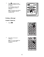 Предварительный просмотр 62 страницы Uniden XCA650 Instruction Manual