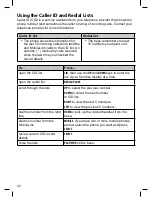 Preview for 22 page of Uniden XDECT 6145BT Series Owner'S Manual