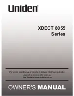 Uniden XDECT 8055 Owner'S Manual preview