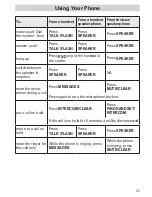 Предварительный просмотр 25 страницы Uniden XDECT 8055 Owner'S Manual