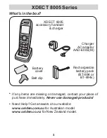 Предварительный просмотр 59 страницы Uniden XDECT 8055 Owner'S Manual