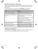 Preview for 20 page of Uniden XDECT 8115 Series Owner'S Manual