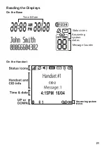 Предварительный просмотр 21 страницы Uniden XDECT 8355 Series Owner'S Manual