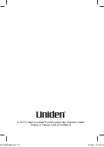 Preview for 12 page of Uniden XDECT R006 Owner'S Manual