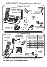 Preview for 3 page of Uniden XDECTR055+2 Owner'S Manual