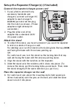 Preview for 8 page of Uniden XDECTR055+2 Owner'S Manual