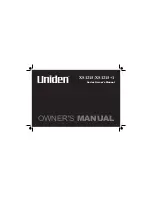 Uniden XS1215 Series Owner'S Manual preview