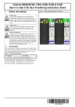 Предварительный просмотр 1 страницы Unidrive M600-M70X Installation Sheet