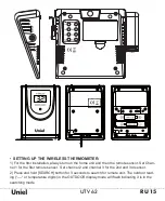 Предварительный просмотр 15 страницы Uniel UTV-62 Instruction Manual