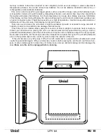 Preview for 10 page of Uniel UTV-64 Instruction Manual