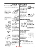 Preview for 5 page of Unifire Saw Manual