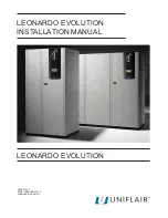 Preview for 1 page of Uniflair LEONARDO EVOLUTION TDAR 511A Installation Manual