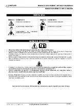 Предварительный просмотр 5 страницы Uniflair RAL 1000 Instruction Manual