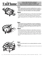 Preview for 14 page of Uniflame 252801 Owner'S Manual