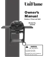 Preview for 1 page of Uniflame 254508 Owner'S Manual