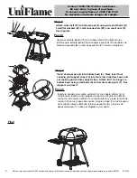 Предварительный просмотр 10 страницы Uniflame B2154T Owner'S Manual