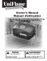 Uniflame BC1712C Owner'S Manual предпросмотр