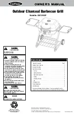 Uniflame CBC1255SP Owner'S Manual preview