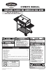 Uniflame CBC1781WB-U Owner'S Manual предпросмотр