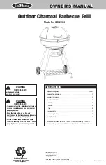 Uniflame CBC2204 Owner'S Manual preview