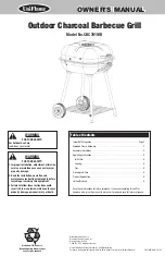 Предварительный просмотр 1 страницы Uniflame CBC701WB Owner'S Manual