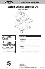 Preview for 1 page of Uniflame CBC930W Owner'S Manual