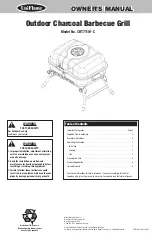 Preview for 1 page of Uniflame CBT711W-C Owner'S Manual