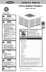 Preview for 1 page of Uniflame GAD1200B Owner'S Manual