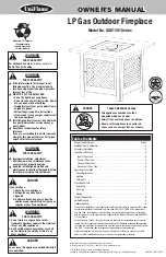 Uniflame GAD1391 Series Owner'S Manual preview