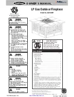 Preview for 1 page of Uniflame GAD920SP Owner'S Manual