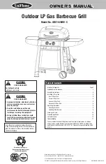 Preview for 1 page of Uniflame GBC1025WE-C Owner'S Manual