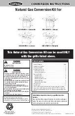 Preview for 1 page of Uniflame GBC1059WB-C / Gainesville Conversion Instructions