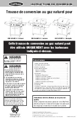 Preview for 13 page of Uniflame GBC1059WE-C / Gilmour Conversion Instructions