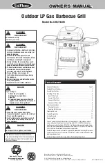 Uniflame GBC1103W Owner'S Manual preview