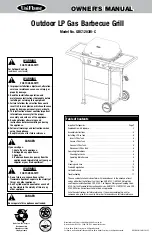 Uniflame GBC1203W-C Owner'S Manual preview