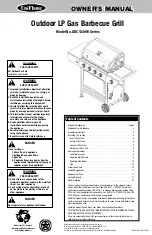 Uniflame GBC1349W Series Owner'S Manual предпросмотр