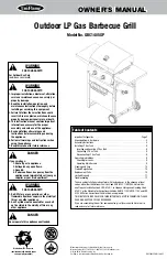 Uniflame GBC1405SP Owner'S Manual предпросмотр