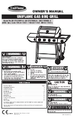 Uniflame GBC1747WPF-U Owner'S Manual предпросмотр